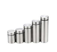 4/ 6pcs Glass Fasteners 12mm Stainless Steel Acrylic Advertisement Standoffs Pin Nails Billboard Fixing Screws Hardware(6pcs,D19x50mm)