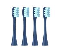 4/6PCS Replacement Heads ，Compatible for Oclean ，X/X PRO/ Z1/ F1 Gray Brush Heads Soft Dupont Sonic Toothbrush Vacuum Bristle Nozzles(4PCS Blue)