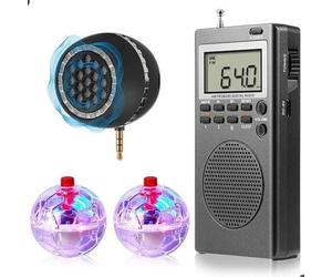 4/6Pcs Spirits Box Equipment Kit, With 2 LED Cat Ball 1 Spirits Box Speaker Paranormal Equipment Kit, Portable Ghosts Hunting Equipment(4PC)