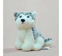 4.7" Husky Plush Toy,Stuffed Siberian Puppy,Realistic Plushie