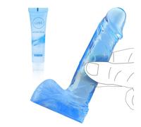 4.7 Inch Blue Beginner Anal Dildo with Powerful Strong Suction Cup, Small Anal Plug Dildos, G-Spot Stimulation & Anal Training, Butt Plug Sex Toys for Women & Men, Anal Trainer Sex Games
