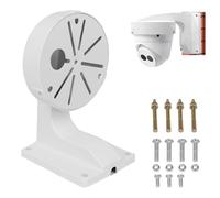 4.7 inches Camera Mount Bracket, Aluminum Indoor Outdoor Wall Mount Bracket L-Type Bracket for CCTV Security Dome IP Camera Mounting,Universal Outdoor Security Camera Junction Box