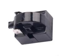4.7 Ohm PTC Starter Relay 1 Pin QP2 for Fridge Compressor with Overload Protector 6750C-005P for mini Beer Cooler Repair Kit Black(2（22）)