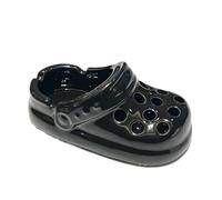 4.72 * 4.53 * 2.76inch Resin Ashtrays, Popular Crocs, Cigarette Cups, Office, Home, Living Room Ashtrays, Anti-fly Ash, Cute (Black hole shoes)