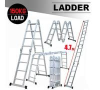 4.7M Heavy Duty Multi-Purpose Folding Aluminium Ladder Platform