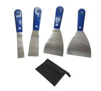 4/7Pcs Professional Putty Cutter Paint Scraper Tool Stainless Steel Metal Scraper for Removing Caulk Paint