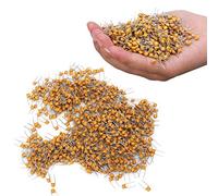 4.7UF Capacitor, 1000Pcs InLine Capacitor, Ceramic Capacitor, Monolithic 4.7UF Pin Pitch Capacitor, 5.08MM DC50V Deviation 10% for, Capacitors