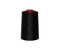 4, 8 & 10 x Overlocking Sewing Machine Industrial Polyester Thread 5000 Yard Cones (Black, 4)