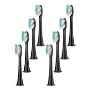 4/8/12/16/20PCS Electric Toothbrush Replacement Heads Bristles Nozzles Tooth Brush Head，Compatible for Philips HX3/6/9 Series Bl551(Black 8pc)