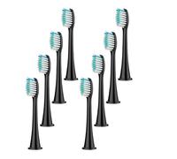 4/8/12/16/20PCS Electric Toothbrush Replacement Heads Bristles Nozzles Tooth Brush Head，Compatible for HX3/6/9 Series Bl551(Black 8pc)
