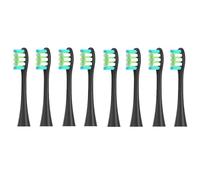 4/8/12/16 Pcs Replacement Toothbrush Heads Compatible with Oclean X/X PRO/ Z1/ F1/ One/Air 2/ SE Electric Toothbrush Bristle(8 Pcs Blue)(8 Pcs Black)
