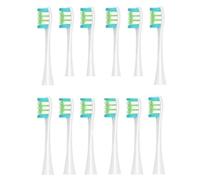 4/8/12/16 Pcs Replacement Toothbrush Heads Compatible with Oclean X/X PRO/ Z1/ F1/ One/Air 2/ SE Electric Toothbrush Bristle(8 Pcs Blue)(12 Pcs White)