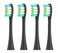 4/8/12/16 Pcs Replacement Toothbrush Heads Compatible with Oclean X/X PRO/ Z1/ F1/ One/Air 2/ SE Electric Toothbrush Bristle(8 Pcs Blue)(4 Pcs Black)