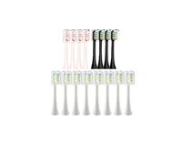 4/8/12/16Pcs Replacement Brush Heads Compatible for xiaomi SOOCAS X3 X1 X5 SOOCARE Electric Toothbrush(Black4 pink4 white8)