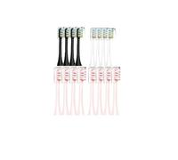 4/8/12/16Pcs Replacement Brush Heads Compatible for xiaomi SOOCAS X3 X1 X5 SOOCARE Electric Toothbrush(Black4 pink8 white4)