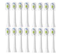 4/8/12/16pcs Replacement Toothbrush Heads, Compatible with Philips, Electric Brush Head 4100 6500 6100 7500 5300 1100(16pcs Black)