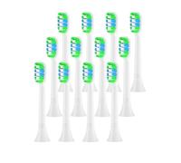 4/8/12/20pcs Brush Heads, Compatible with Philips, HX5 HX6 | One Series Sonicare rechargeable toothbrush heads, HX7 HX8HX9, plastic, adults(12HB70)