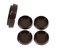 4 8 12 Brown Castor Cups Chair Carpet Furniture Floor Protectors Wood Laminate - Diameter : 60mm - Pack Size : 4