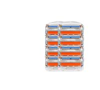 4/8/12 Pcs Compatible For Gillette Fusion 5 Men's Razor Blades 5 Layers Safety Manual Shaving Head Anti-Friction Blade Beard Shaver Refills(4 blades)
