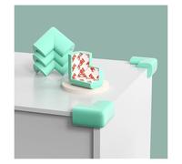 4/8/12 Pcs Soft Foam Safety Corner Protectors Edge Corners Protection Anti Collision Bumper Proofing Cushion For Furniture Fireplace Coffee Table Desk Guards Sharp Edges(Light Green,8 pack)