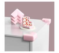 4/8/12 Pcs Soft Foam Safety Corner Protectors Edge Corners Protection Anti Collision Bumper Proofing Cushion For Furniture Fireplace Coffee Table Desk Guards Sharp Edges(Pink,12 pack)