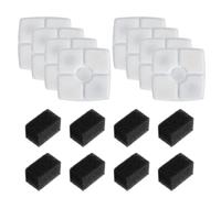 4/8/12pcs Cats Water Fountain Replacement Pet Water Dispenser Sponge Efficient Pet Fountain and Foam Set