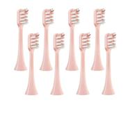 4/8/12pcs Replacement Brush Heads ForCompatible for Xiaomi SOOCAS V1 V2 X3 X3U X5 D2 D3 SOOCARE Sonic Electric Toothbrush Head Soft Bristle(8pcs Pink)