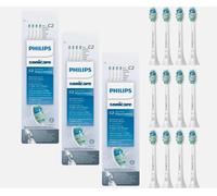4/8/12x Philips Sonicare C2 Optimal Plaque Defence WHITE Toothbrush Heads NEW