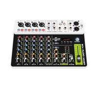4/8 Channels Audio Mixer With Bluetooth USB 48V Phantom Power Delay Repaeat Effect For Sound Mixing Console PC Recording(8 Channel)