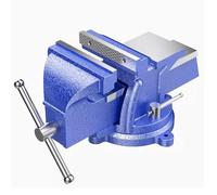 4-8 Inch Heavy Duty Bench Vise Industrial Grade Table Vise for Woodworking Metal Cutting and Pipe Work Clamp for Workshop Use