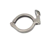 4-8" Inch Sanitary Stainless Steel Tri Ferrule Clamps SS 304 Fit for Pipe Flange with Silicone ket,1 pc,K,233mm 8 inch
