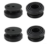 4/8 Pack Lower Rubber Foot Pads 68325-Z07-003 for Honda Generators EB2000 EU2000i EU2200,Black Replacement Parts to Reduce Vibration and Enhance Stability(4pcs)