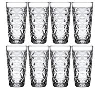 4/8 Pc Tall Drink Highball Glasses Long Cocktail Water Juice Tumblers Set 290ml