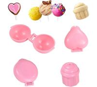 4/8 Pieces Cake Pop Cookie Cutter, Cake Pop Mould Set, Cake Pops Baking Mould Set, 3D Printed Round Ball Cake Mould, Party Cake Tool for Birthday Party, Wedding, Desserts (8)