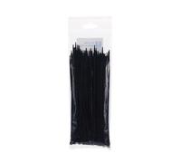 4.8 x 450mm Black Nylon Cable Ties Ideal for Bundling and Organizing Electrical Cables and Components