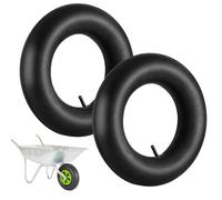 4.80/4.00-8" Heavy Duty Inner Tube Inflatable Innertube Replacement Inner Tubes with Straight Valve for Wheelbarrow Hand Trucks 2Pcs