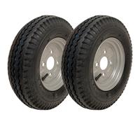 4.80/4.00-8 road legal high speed wheels 338kgs, 400 8 6ply 100mm PCD - set of 2