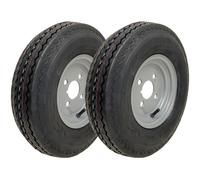 4.80/4.00-8 road legal, high speed wheels 338kgs, 400 8, 6ply, 4" PCD - set of 2