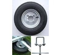 4.80/4.00 x 8" Trailer Wheel & Tyre With 6 Ply Tyre 4" PCD Plus carrier