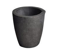 #4 8KG MegaCast Foundry Clay Graphite Crucibles Black Cup Furnace Torch Melting Casting Refining Gold Silver Copper Brass Aluminum