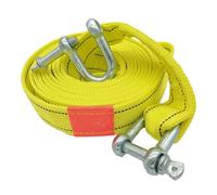 4.8m 5 Ton Recovery Off Road Vehicle Soft Tow Caring Rope Kit Practical Outdoor Emergency Polyester Double Layers Strong Resilience