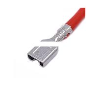 4.8mm H62 Auto Brass Tinned Connector Crimp Terminal Fuse Box Wire Splice Pins Compatible With G179 G168 G169 With 16AWG Cable(DJ626A-D4.8,10 Pcs)