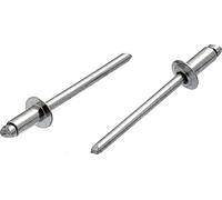 4.8mm x 10mm Stainless Steel Marine Grade Blind Pop Rivet Dome Head A4/A4 (Pack of 20) - A10E 4.8x10_20