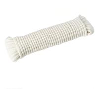 4.8mm x 12.5m Cotton Sash Cord Waxed Rope Pulley Cloth Line Rack Bag Handle Twine Home Garden Window