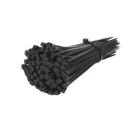 4.8mm X 300mm Black Nylon Cable Ties - Pack Of 100 - Avartek