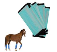 4/8Pcs Mesh Fly Boots for Horse,Donkey Fly Boots, Breathable Mesh Horse Boots Protective Horse Leg Wraps Horse Leggings for Preventing Flies and Mosquitoes Bites