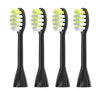 4/8pcs Replacement Toothbrush Heads，Compatible for Ph One Soni Care Electric Head HY1100 HY1200 BH1022(4pcs Black)