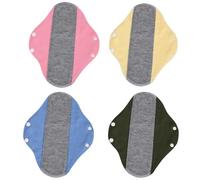 4/8Pcs Reusable Graphene Incontinence Pads, Soft & Gentle Comfort Washable Sanitary Pad, Reusable Fabric Menstrual Pads, Leak-Proof & Waterproof Washable Incontinence Pads for Elderly Women (4)