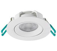 4.8W Integrated LED Spotlight 3000K Non-Dimmable White IP44 - Pack of 3 - 90084