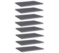 vidaXL 4x Bookshelf Boards Sonoma Oak Chipboard Bookcse Board Extra Shelves